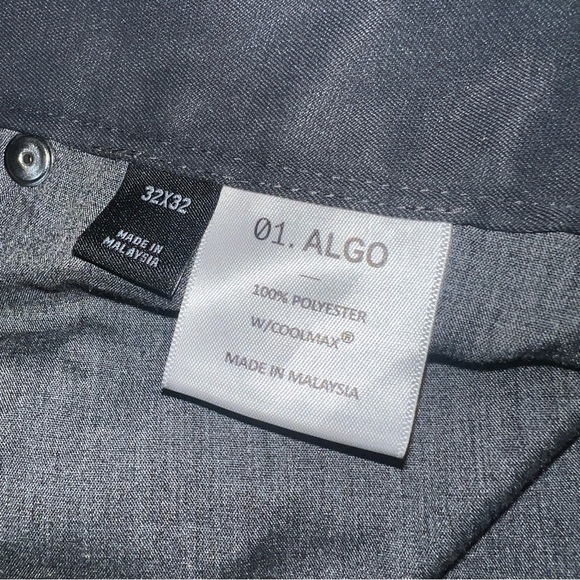 01 Algo Performance Men’s Athleisure Golf Pants 32 Straight Leg Lightweight - Picture 6 of 8